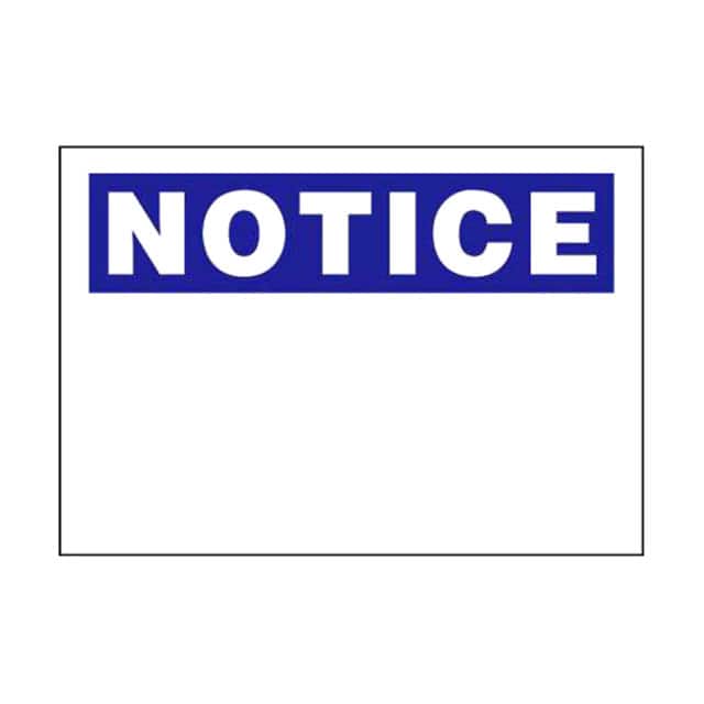 PPS1014N443 SIGN ID/RATINGS 14"X10" BLK/BLU