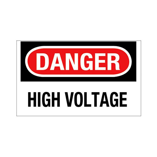 PPS1014D72 SIGN ELECTRL WARN 14"X10" BLK/RD