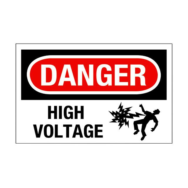 PPS1014D81 SIGN ELECTRL WARN 14"X10" BLK/RD