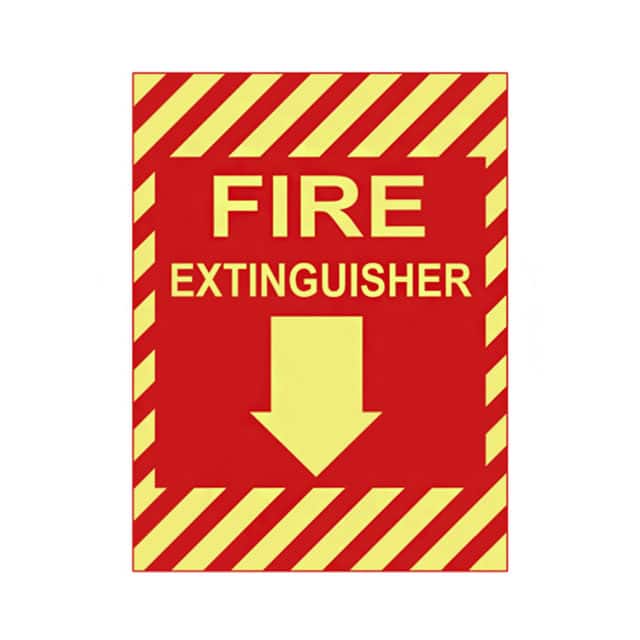 PPS1209G010 SIGN ID/RATINGS 12"X9" WHITE/RED