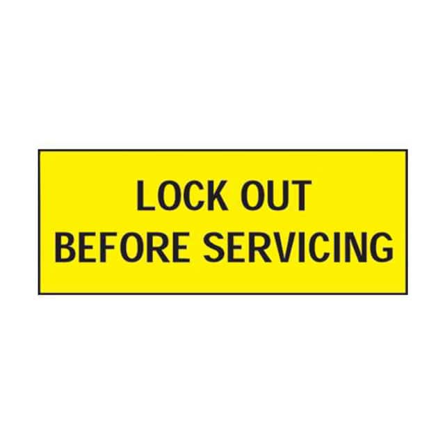 PVS0204C176Y SIGN ELECTRL WARN 4.5"X2.25"