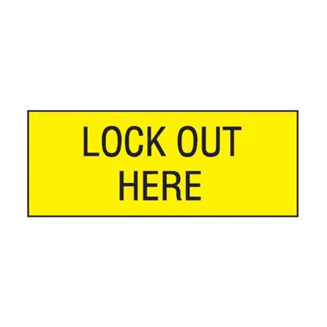 PVS0204C177Y SIGN ELECTRL WARN 4.5"X2.25"