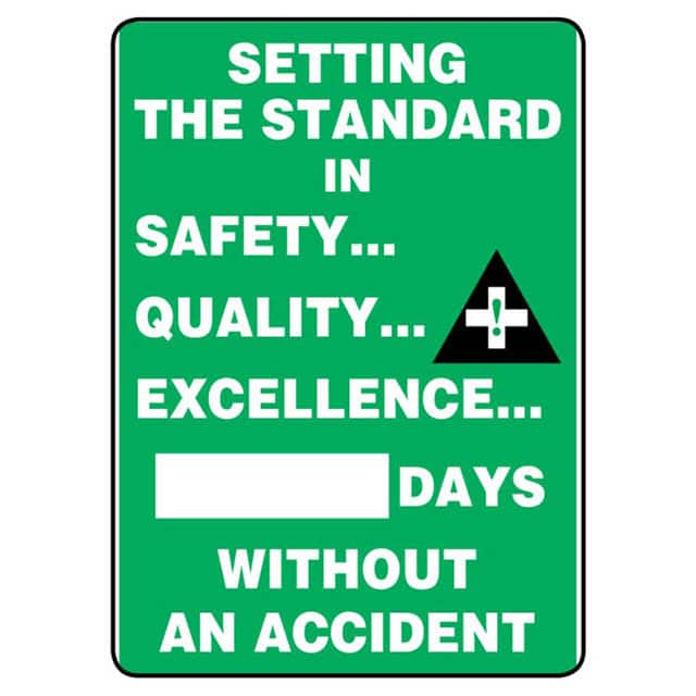 PSTB002 SIGN 20"X14" WHITE/GREEN/BLACK