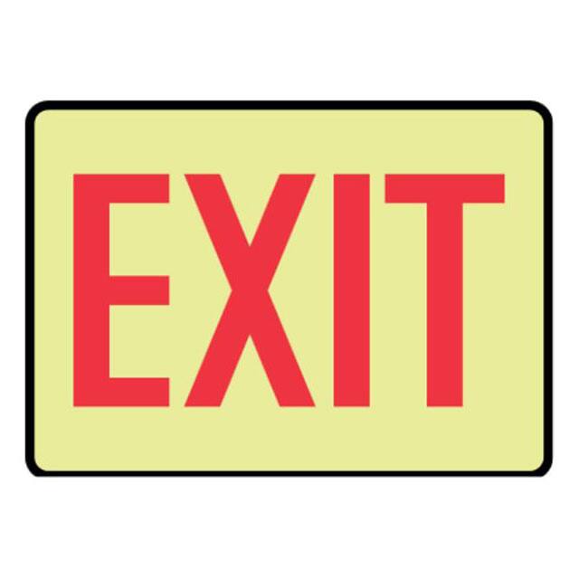 PVSG0710B7328 SIGN 10"X7" RED