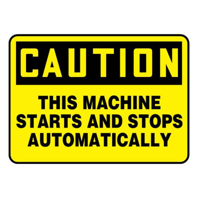 PLVS1014C7179 SIGN ELECTRL WARN 14"X10" BLK/YL