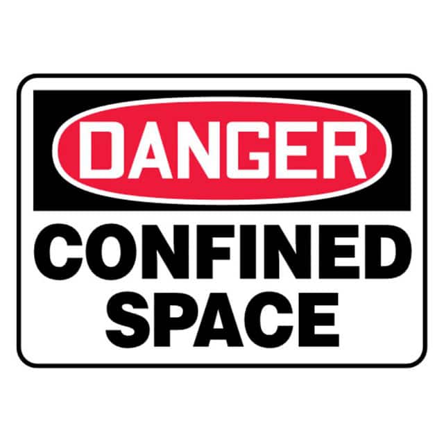 PVS0710D7110 SIGN 10"X7" RED/BLACK/WHITE