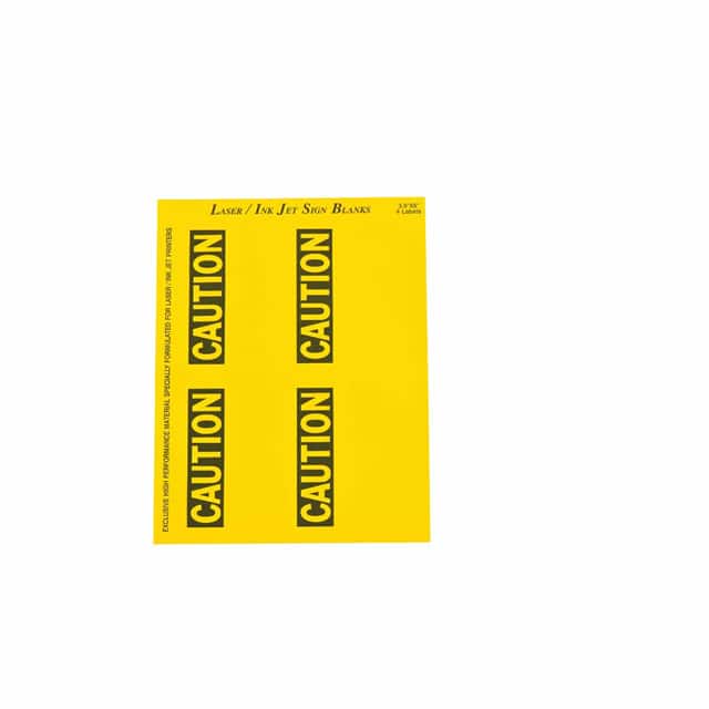 12909 SIGN OSHA CAUTION 3.5 X 5