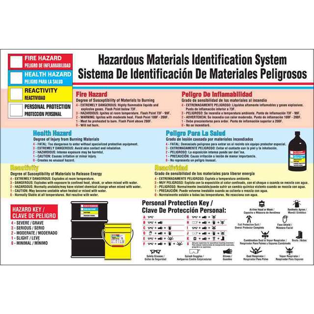 105614 WALLCHART-PLAS-29WX20-HAZMT ID S