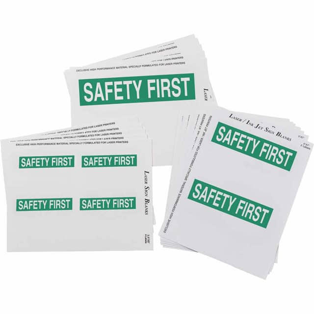 12942 SIGN SAFETY FIRST VARIETY PACK