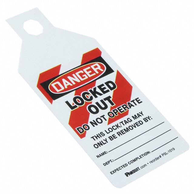 PSL-1019 LOCKOUT, TAB TAG, DGR LOCKED OUT