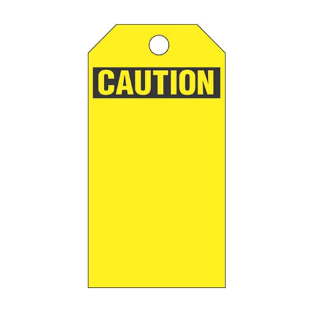 PVT-113-Q TAG ID RATINGS 5.75"X3" BLCK/YLL