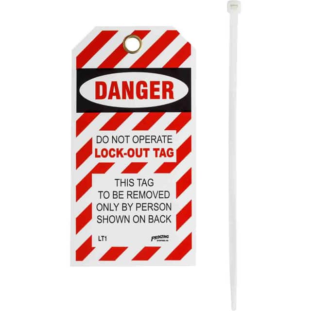 LT1 PRINZING LOCKOUT TAGS 1/EACH