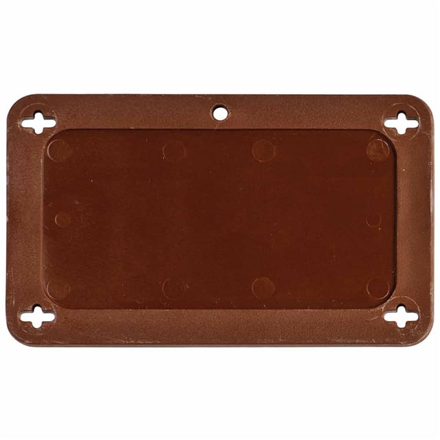 87710 BLANK BROWN UTILITY TAG 1.5X3