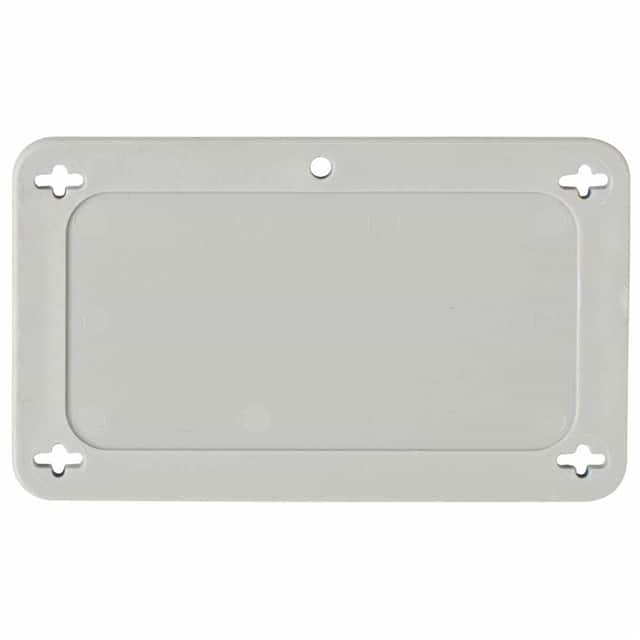87698 BLANK GRAY UTILITY TAG 1.5X3