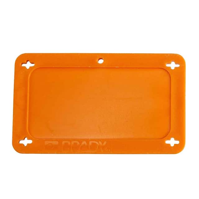 87694 BLANK ORANGE UTILITY TAG 1.5X3