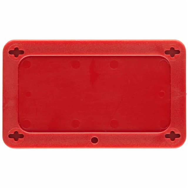 41924 BLANK RED UTILITY TAG 1.5X3