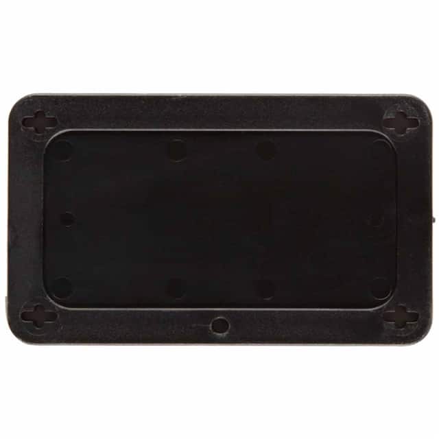 41920 BLANK BLACK UTILITY TAG 1.5X3