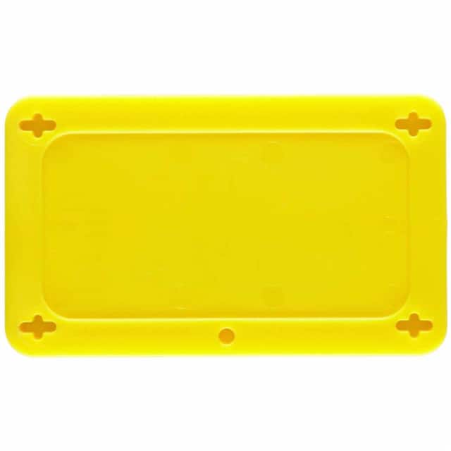 41922 BLANK YELLOW UTILITY TAG 1.5X3