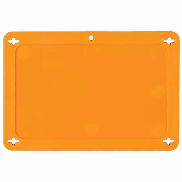 87695 BLANK ORANGE UTILITY TAG 2.5X4