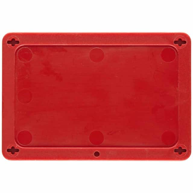 41925 BLANK RED UTILITY TAG 2.5X4