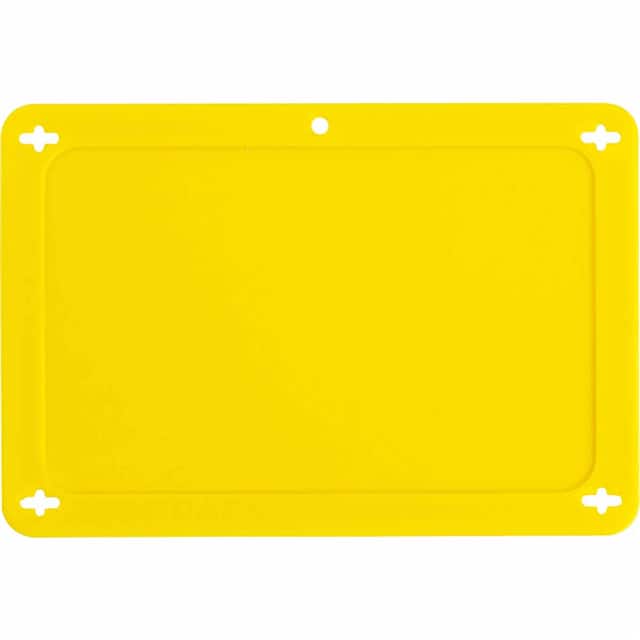 41923 BLANK YELLOW UTILITY TAG 2.5X4