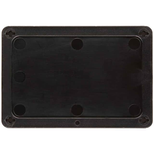 41921 BLANK BLACK UTILITY TAG 2.5" X 4