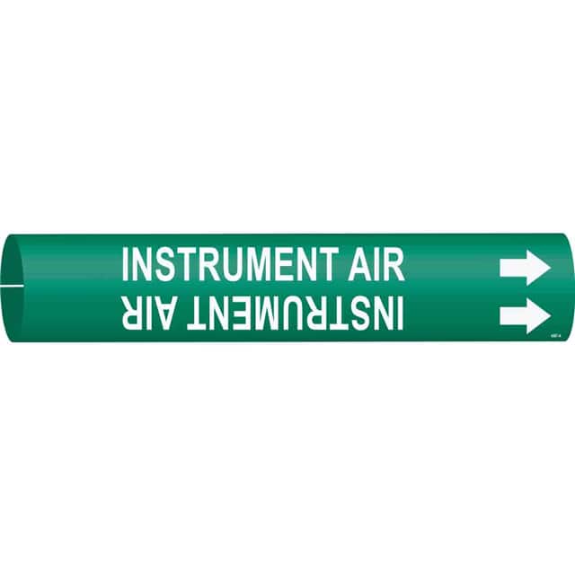 4287-D B915 PIPEMARKER SIZE D WHITE/GRE
