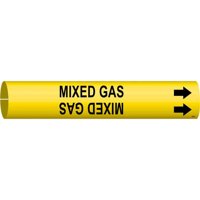 4245-A B915 PIPEMARKER SIZE A BLACK/YEL