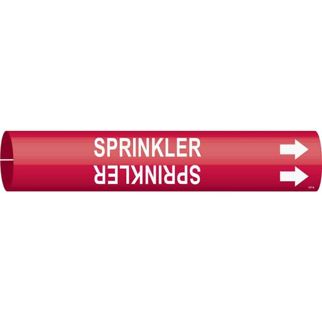 4277-B B915 SIZE B WHITE/RED -SPRINKLER