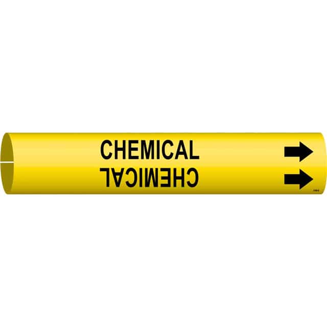 4169-B B915 PIPEMARKER SIZE B BLACK/YEL