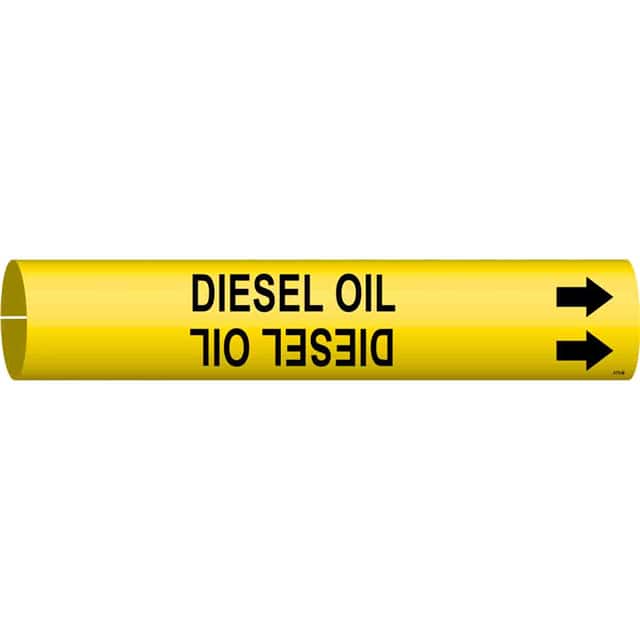 4174-B B915 PIPEMARKER SIZE B BLACK/YEL