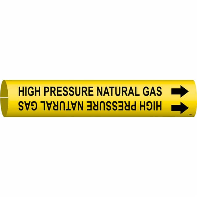 4194-B B915 PIPEMARKER SIZE B BLACK/YEL