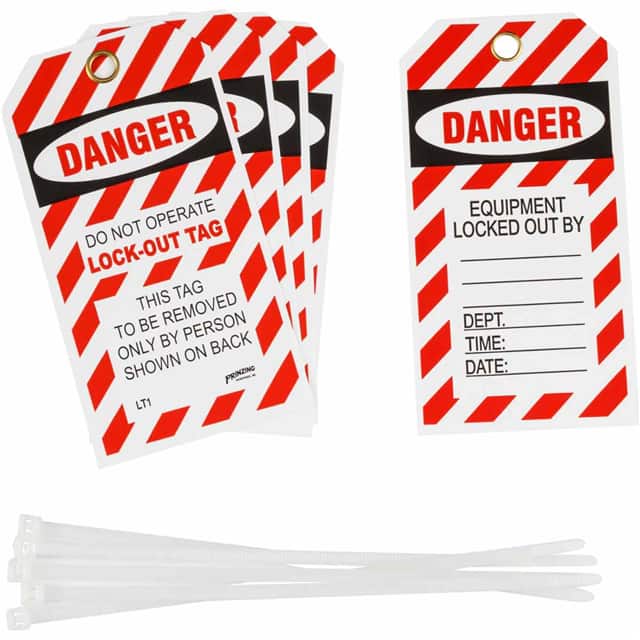 LT5 PRINZING LOCKOUT TAGS 5 PACK