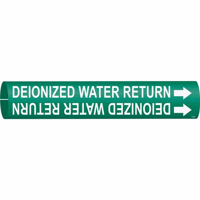4172-D B915 PIPEMARKER SIZE D WHITE/GRE