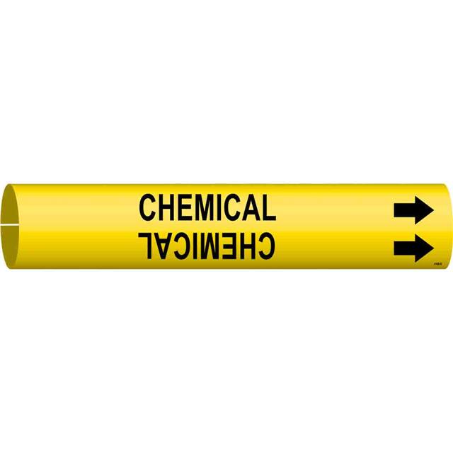 4169-D B915 PIPEMARKER SIZE D BLACK/YEL