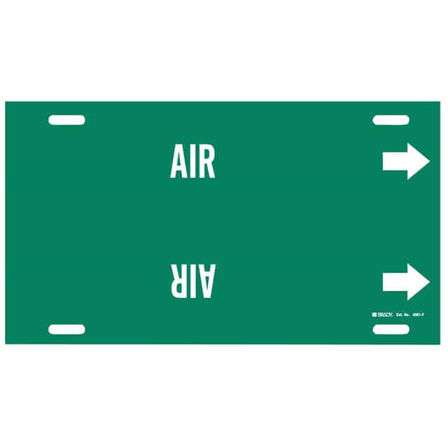 4001-F BRADYSTRAP-ON PIPE MARKER