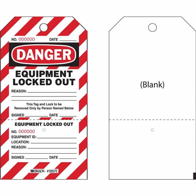 CLT2 B853 7.5"X4" BLK/RED/WHT 1-SIDED