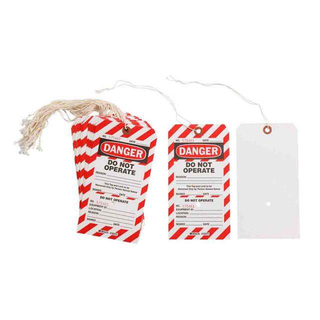 CLT4 B853 7.5"X4" BLK/RED/WHT 1-SIDED