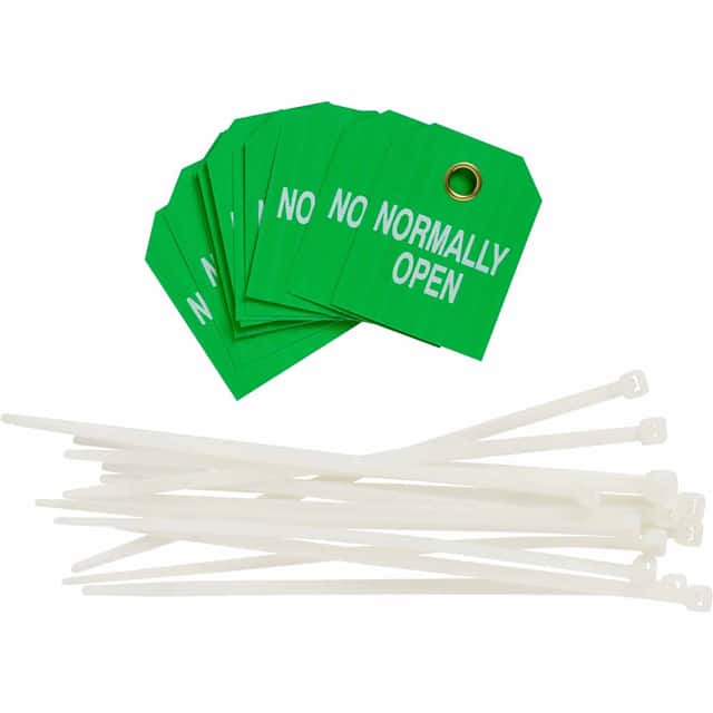 89246 B851 WHT/GRN 2.5X2 1-SIDE 10/PK