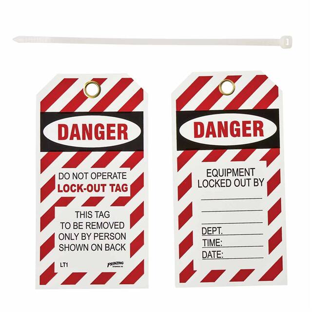 LT10 PRINZING LOCKOUT TAGS 10 PACK