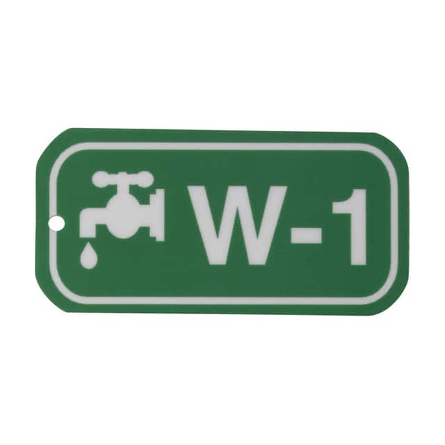 105644 1.5"X3" ENERGY TAGS WHT/GRN,W-1,