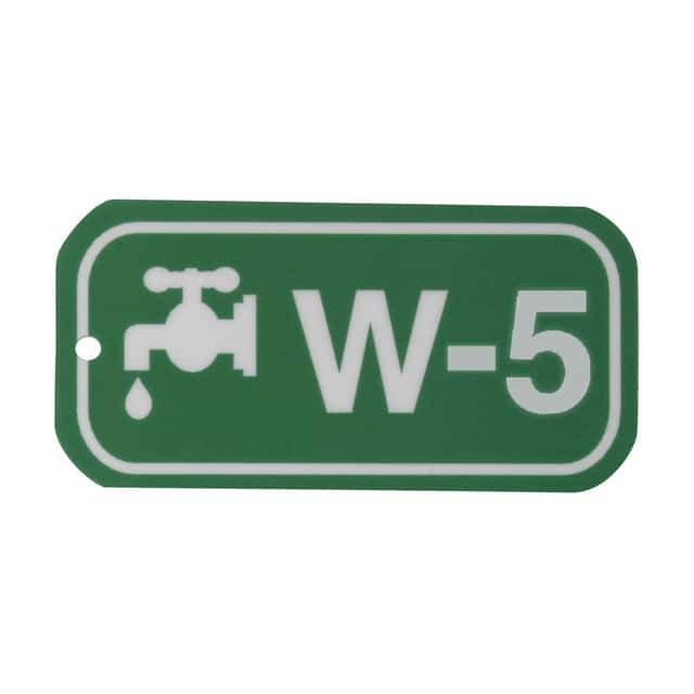 105648 1.5"X3" ENERGY TAGS WHT/GRN,W-5,