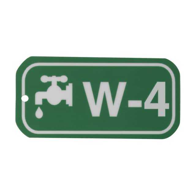 105687 1.5"X3" ENERGY TAGS WHT/GRN,W-4,
