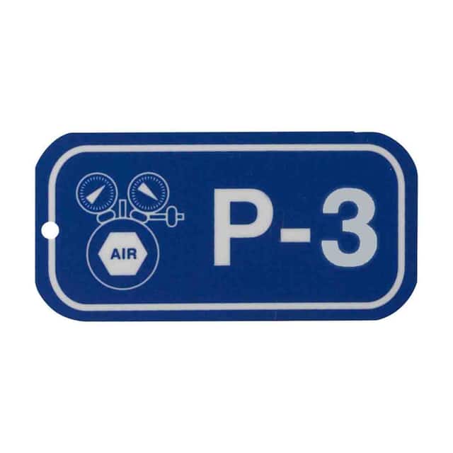105696 1.5"X3" ENERGY TAGS WHT/BLU,P-3,