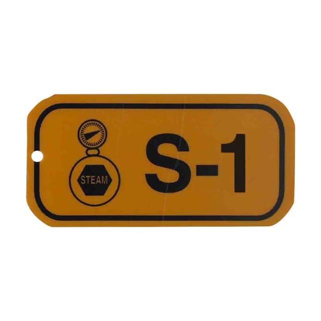 105659 1.5"X3" ENERGY TAGS BLK/ORG,S-1,