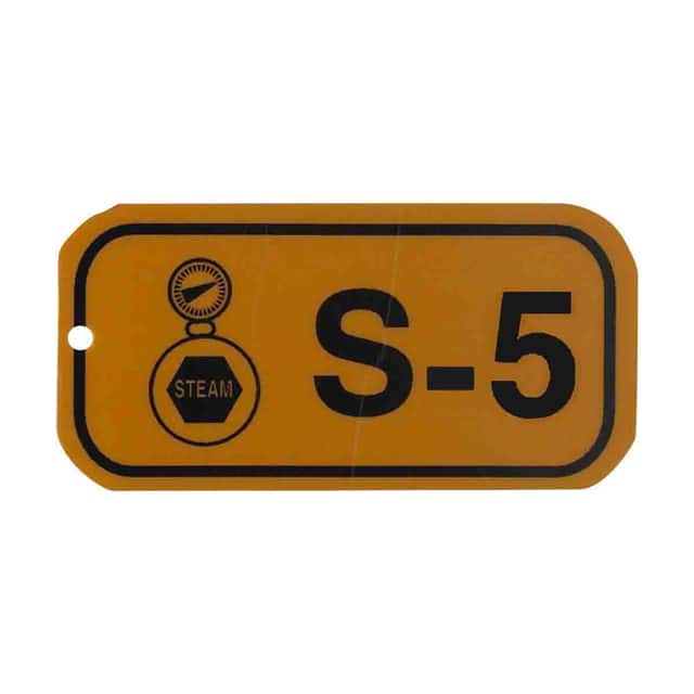 105663 1.5"X3" ENERGY TAGS BLK/ORG,S-5,