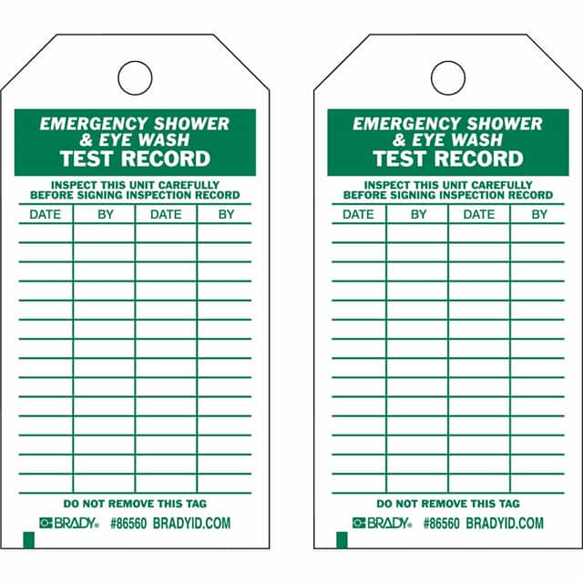 86560 B851 5.75X3 GRN/WHT 2-SIDE 10/PK