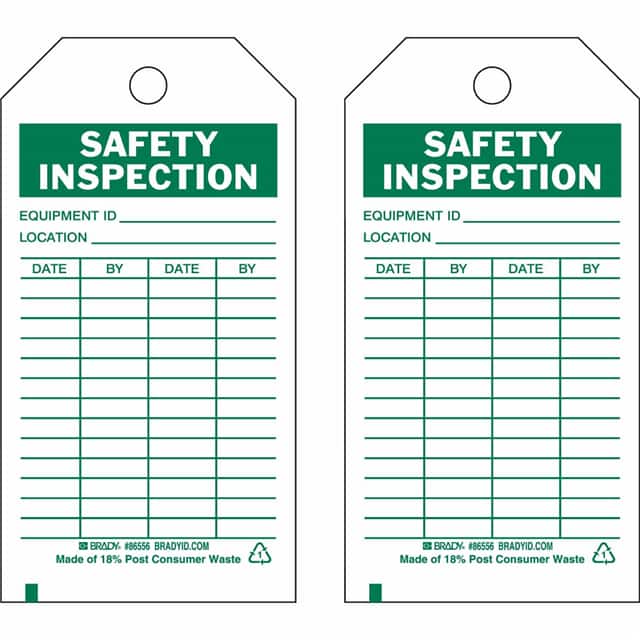 86556 B851 5.75X3 GRN/WHT 2-SIDE 10/PK