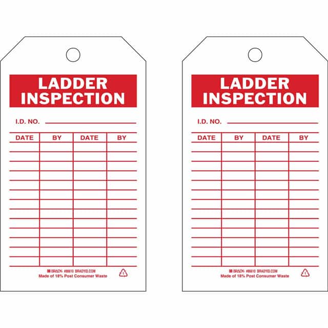 86610 B851 RED/WHT 7X4 2-SIDES 10/PK