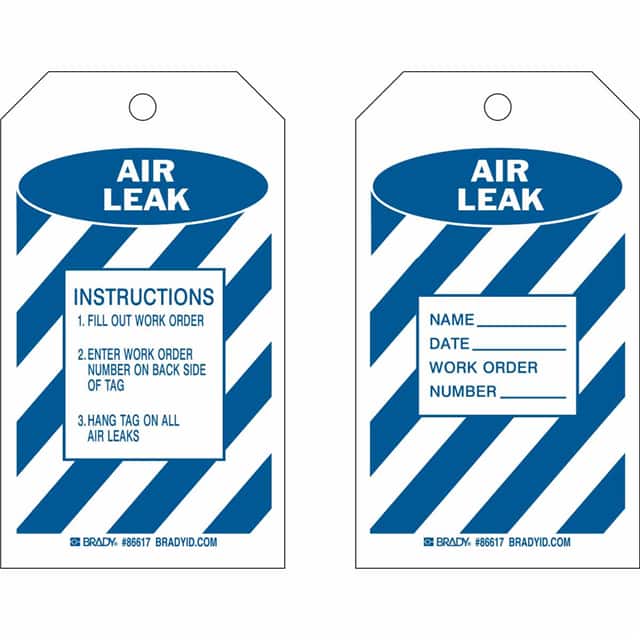 86617 B851 BLUE/WHT 7X4 2-SIDES 10/PK